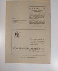 Bibliophilos 1/1960