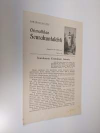 Orimattilan Seurakuntalehti 10/1935