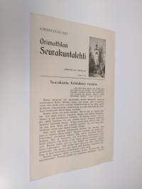 Orimattilan seurakuntalehti 10/1935