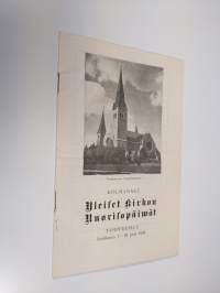 Kolmannet yleiset kirkon nuorisopäivät tampereella kesäkuun 7-10 p:nä 1935