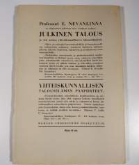Suomen valtiotalous 1 : Menotalous (lukematon)