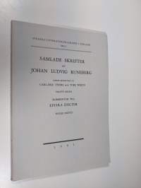 Samlade skrifter av Johan Ludvig Runeberg XII : 3 (Tredje häftet) : Kommentar till episka dikter (lukematon)