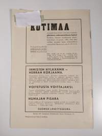 Pyhä kevät n:o 5/1933