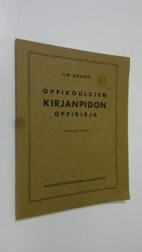 Oppikoulujen kirjanpidon oppikirja