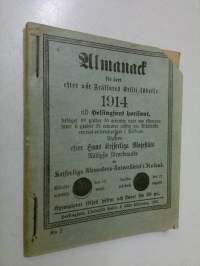 Almanack för året efter Frälfares Kristi födelse 1914