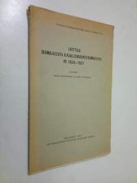 Luettelo suomalaisista kirjallisuudentutkimuksista vv.1934-1937