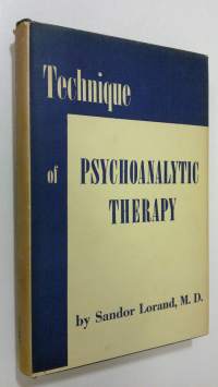 Technique of psychoanalytic therapy
