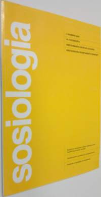 Sosiologia nro 4/2007 : Biologinen sosiaalisen mallina ; Yksilösubjektin ruumiillisuus ensiraskaudessa