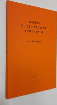 Manuel de litterature finlandaise