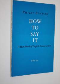 How to say it