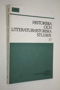 478 Historiska och litteraturhistoriska studier 53