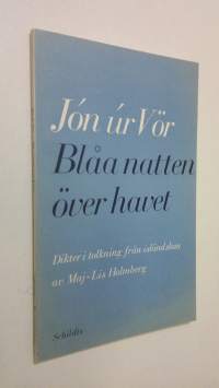 Blåa natten över havet : dikter (signeerattu)