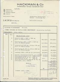 Hackman &amp; Co Sorsakosken Tehdas 1950 - firmalomake