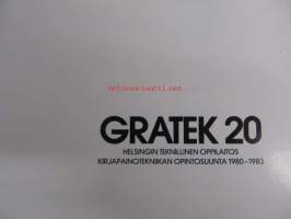 Gratek 20. Kirjapainoteknikkojen vuosijulkaisu 1980-1983