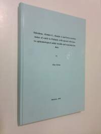 Selenium, vitamin E, vitamin A and beta-carotene status of cattle in Finland, with special reference to epidemiological udder health and reproduction data