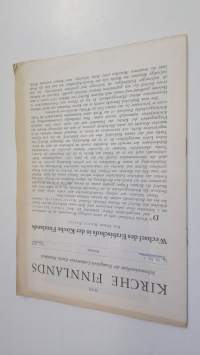 Die kirche Finnlands juli 1964: Informationsblatt der Evangelisch-Lutherischen kirche Finnlands