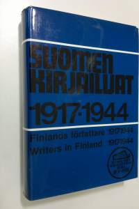 Suomen kirjailijat 1917-1944 : pienoiselämäkerrat : teosbibliografiat : tutkimusviitteet = Finlands författare 1917-1944 : kortbiografier : verkförteckningar : li...