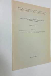 Hakkuun vaikutus ojitettujen soiden vesitalouteen = On the influence of cutting on the water economy of drained peat lands