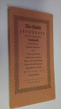 Ilo-laulu Jesuxesta (Otavan joulukirja 1962)