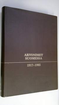Arvonimet Suomessa 1917-1985