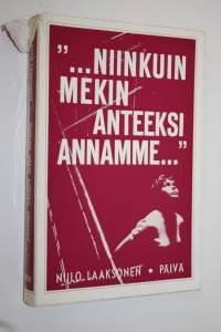 niinkuin mekin anteeksi annamme