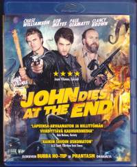 John Dies at the End, 2014. Chase Williamson, Rob Mayes, Paul Giamatti, Clancy Brown. Hillitön kauhukomedia.  Bluray -versio!