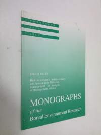 Risk, uncertainty, indeterminacy and ignorance in fisheries management : an analysis of management advice