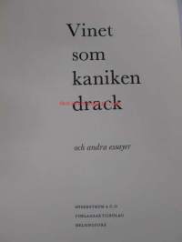 Vinet som kaniken drack och andra essayer