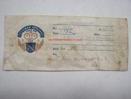 Loimaan Apteekki, 6.6.1961 -apteekkipussi
