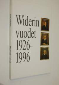 Widerin vuodet 1926-1996