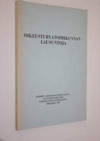 Oikeusturvatoimikunnan lausuntoja