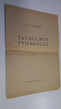 Tavallinen pyhäkoulu