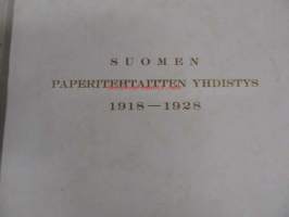 Suomen Paperitehtaitten Yhdistys 1918-1928