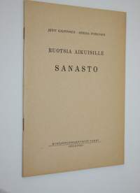 Ruotsia aikuisille : Sanasto