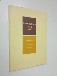 Psykologia 3/1985 : tiedepoliittinen aikakauslehti