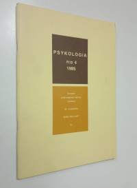 Psykologia 4/1985 : tiedepoliittinen aikakauslehti