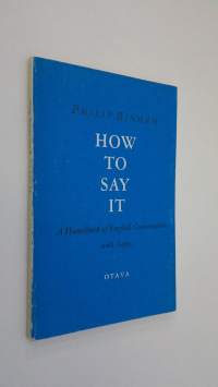 How to say it