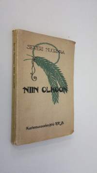 Niin olkoon : runoja