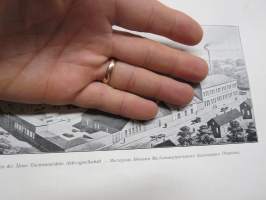 Aboer Eisenmanufaktur AG - Abockoe... - Turun Rautateollisuus - Åbo Jernmanufaktur -saksan- ja venäjänkielinen eripainos tehtaasta, sijainti, tuotteita, hyvä kuvitus
