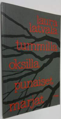 Tummilla oksilla punaiset marjat : runoja