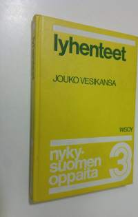 Nykysuomen oppaita 3, Lyhenteet