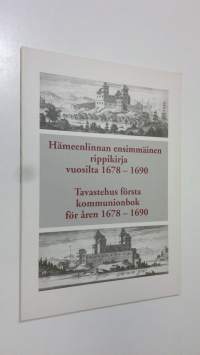 Hämeenlinnan ensimmäinen rippikirja vuosilta 1678-1690