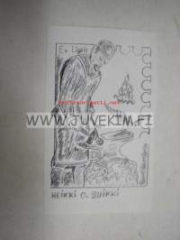 Ex Libris Heikki O. Suikki -kirjanomistajamerkki