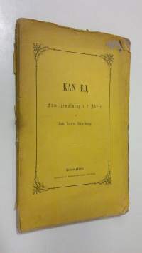 Kan ej : familjemålning i 2 akter (1862)