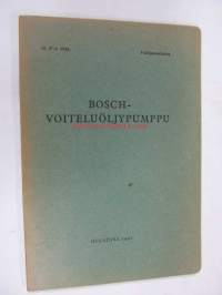 Bosch-voiteluöljypumppu