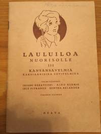 Lauluiloa nuorisolle III - Kansansävelmiä kaksiäänisinä sovitelmina