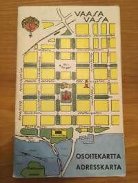 Vaasa ositekartta - Vasa adresskarta