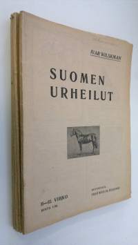 Suomen urheilut vuosikerta 1-12 (puuttuu vihko 1 ja 9)