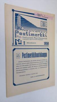 Postimerkki vuosikerta 1958 nro 2 : filateelinen ilmoituslehti