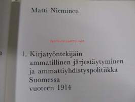 Suomen Kirjatyöntekijäin Liiton historia I-II